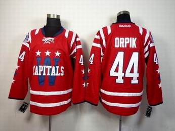nhl washington capitals 44 orpik red jersey