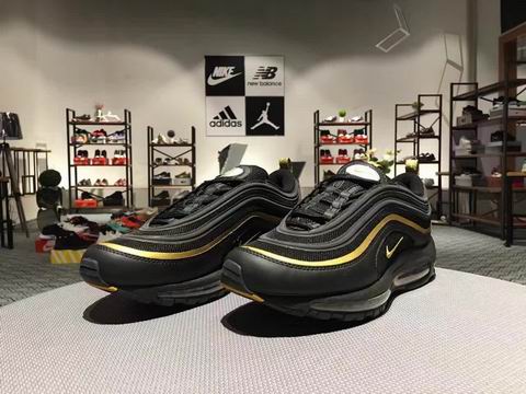 nike AIR MAX 97 OG QS shoes black golden
