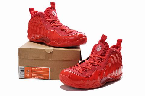 nike Air Foamposite one shoes all red