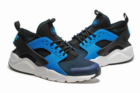 nike Air Huarache shoes black blue
