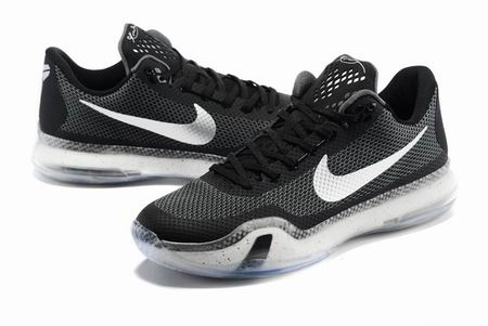 nike Kobe 10 shoes black white