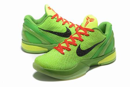 nike Kobe VI shoes green orange black