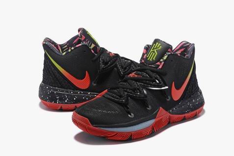 nike Kyrie 5 shoes black red green