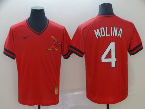 nike MLB St. Louis Cardinals #4 Molina red jersey