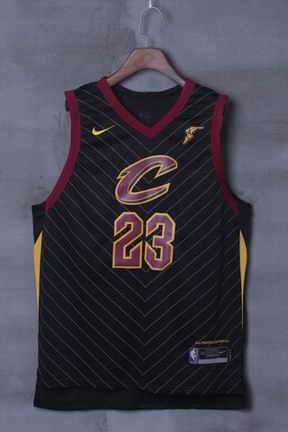 nike NBA Cleveland Cavaliers #23 JAMES black jersey