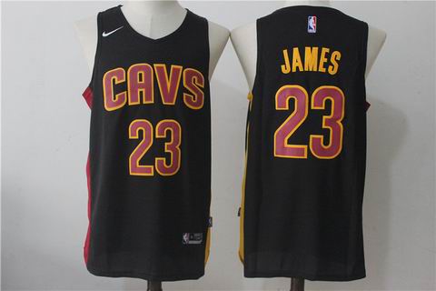 nike NBA Cleveland Cavaliers #23 JAMES black jersey