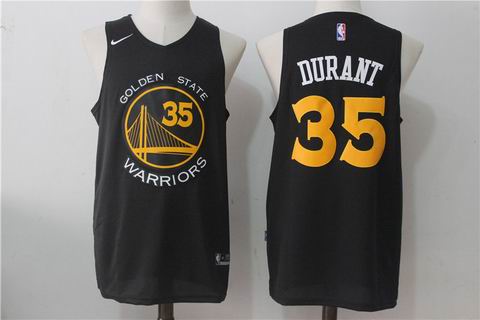 nike NBA Golden State Warriors #35 Durant black jersey