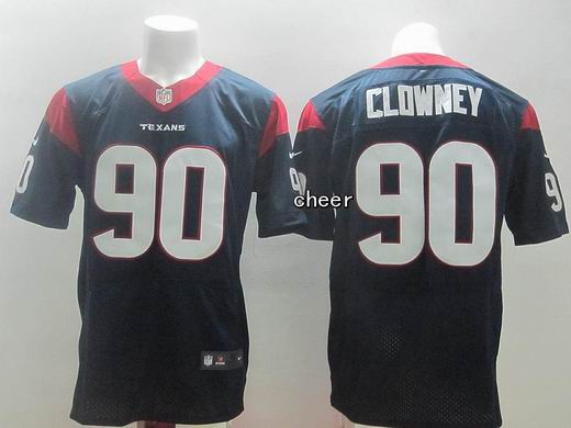 nike NFL Houston Texans 90 Clowney Blue elite Jersey
