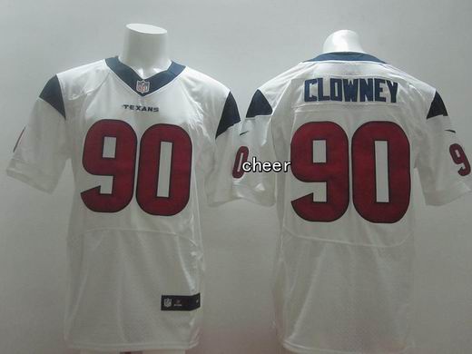 nike NFL Houston Texans 90 Clowney white elite Jersey