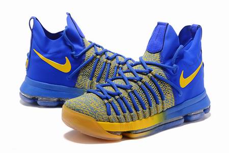 nike Zoom KD 9 shoes blue yellow