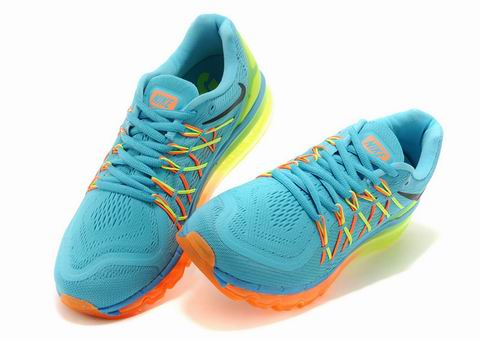 nike air max 2015 shoes blue orange green
