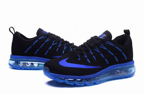nike air max 2016 shoes black blue