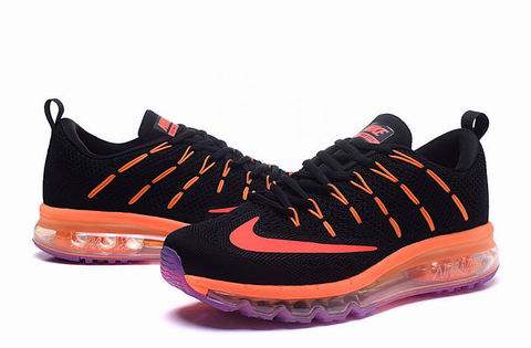 nike air max 2016 shoes black orange purple