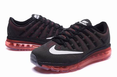nike air max 2016 shoes black red