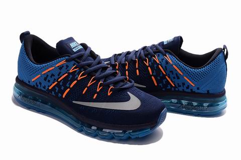 nike air max 2016 shoes navy blue orange