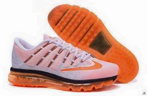 nike air max 2016 shoes white orange