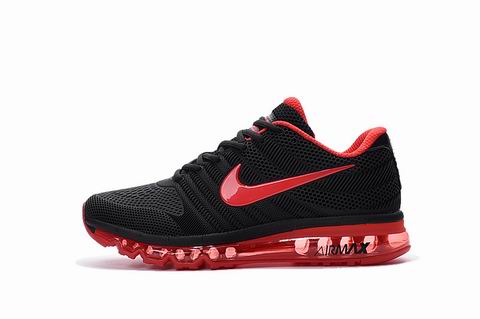 nike air max 2017 shoes black red