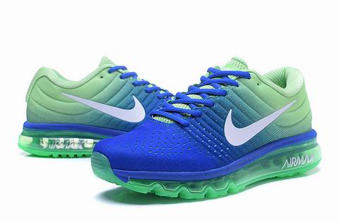 nike air max 2017 shoes blue green