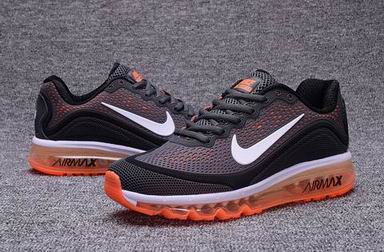 nike air max 2017 shoes dark grey orange