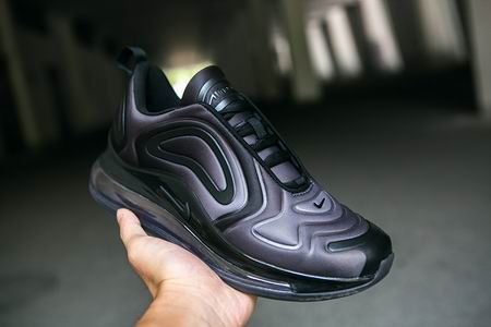 nike air max 720 shoes black grey