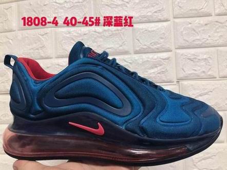 nike air max 720 shoes blue red