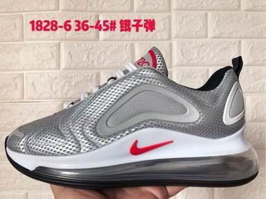 nike air max 720 shoes silver red