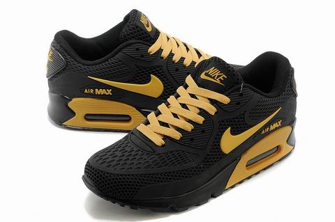 nike air max 90 shoes black golden