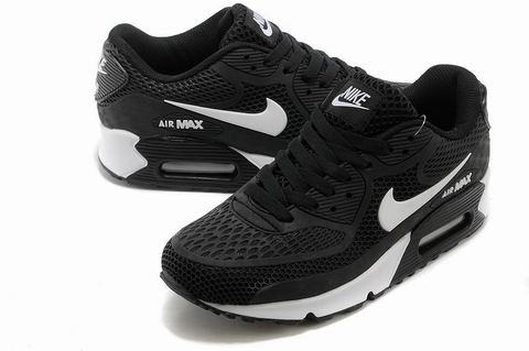 nike air max 90 shoes black white