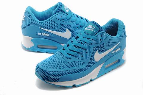 nike air max 90 shoes blue white