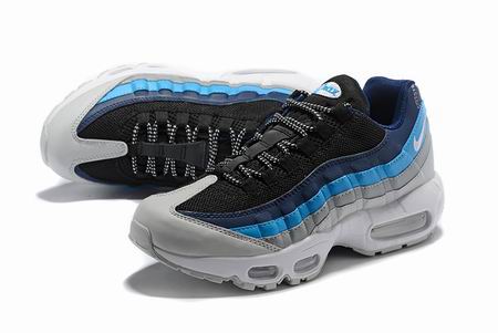 nike air max 95 shoes black blue