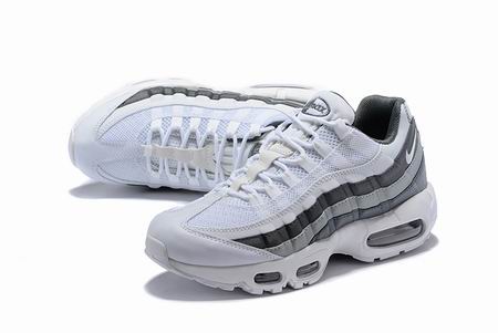 nike air max 95 shoes white grey black