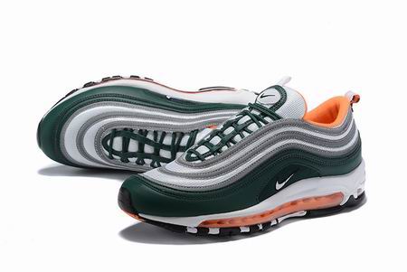 nike air max 97 shoes grey green orange
