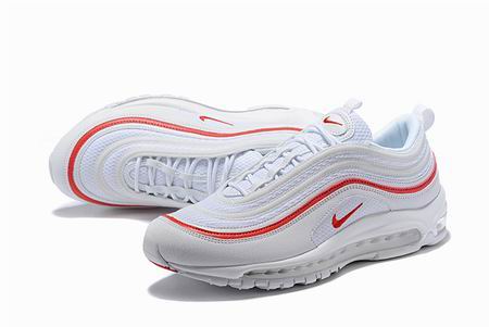 nike air max 97 shoes white red