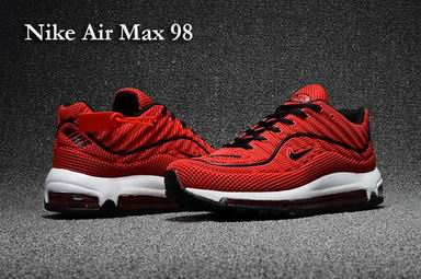 nike air max 98 shoes red black