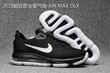 nike air max DLX 2018 shoes black white