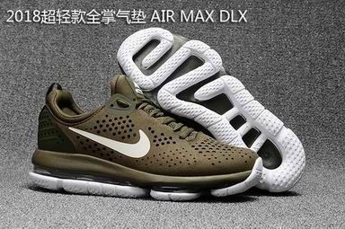 nike air max DLX 2018 shoes brown white