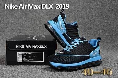 nike air max DLX 2019 shoes black blue