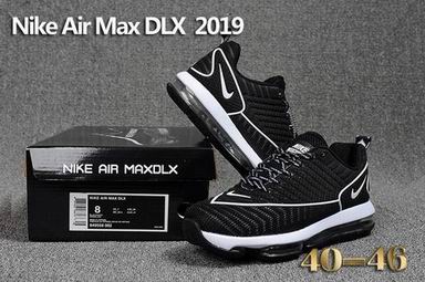 nike air max DLX 2019 shoes black white