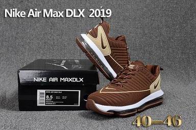 nike air max DLX 2019 shoes brown