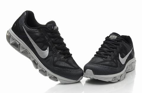 nike air max tailwind 7 shoes black silver