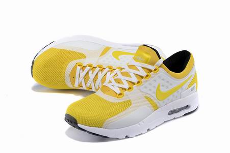 nike air max zero os shoes yellow white
