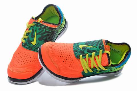 nike free 3.0 shoes orange green