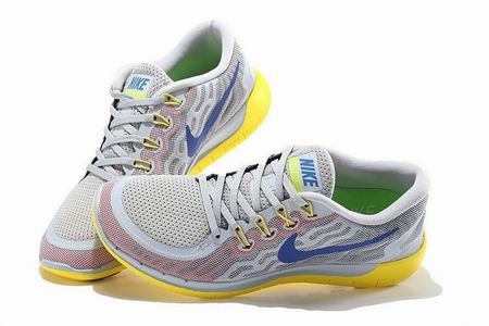 nike free 5.0 2 running shoes grey yellow blue