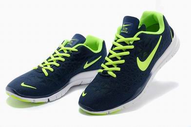 nike free TR fit 3 breathe shoes navy green