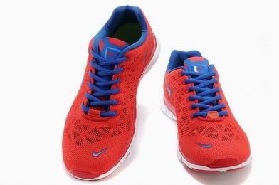 nike free TR fit 3 breathe shoes red blue