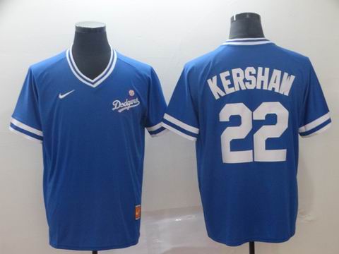 nike mlb Los Angeles Dodgers #22 Kersham blue jersey