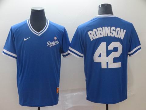 nike mlb Los Angeles Dodgers #42 Robinson blue jersey