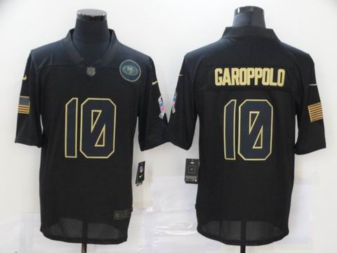 nike nfl 49ers #10 GAROPPOLO black vapor untouchable jersey