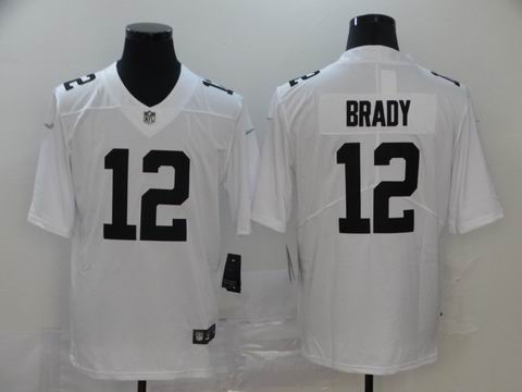 nike nfl Buccaneers #12 Brady white rush jersey