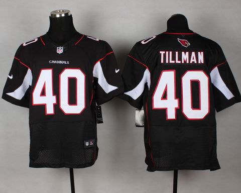 nike nfl Cardinals 40# Tillman black elite jersey